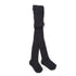 Baby Ribbed Tights Charcoal